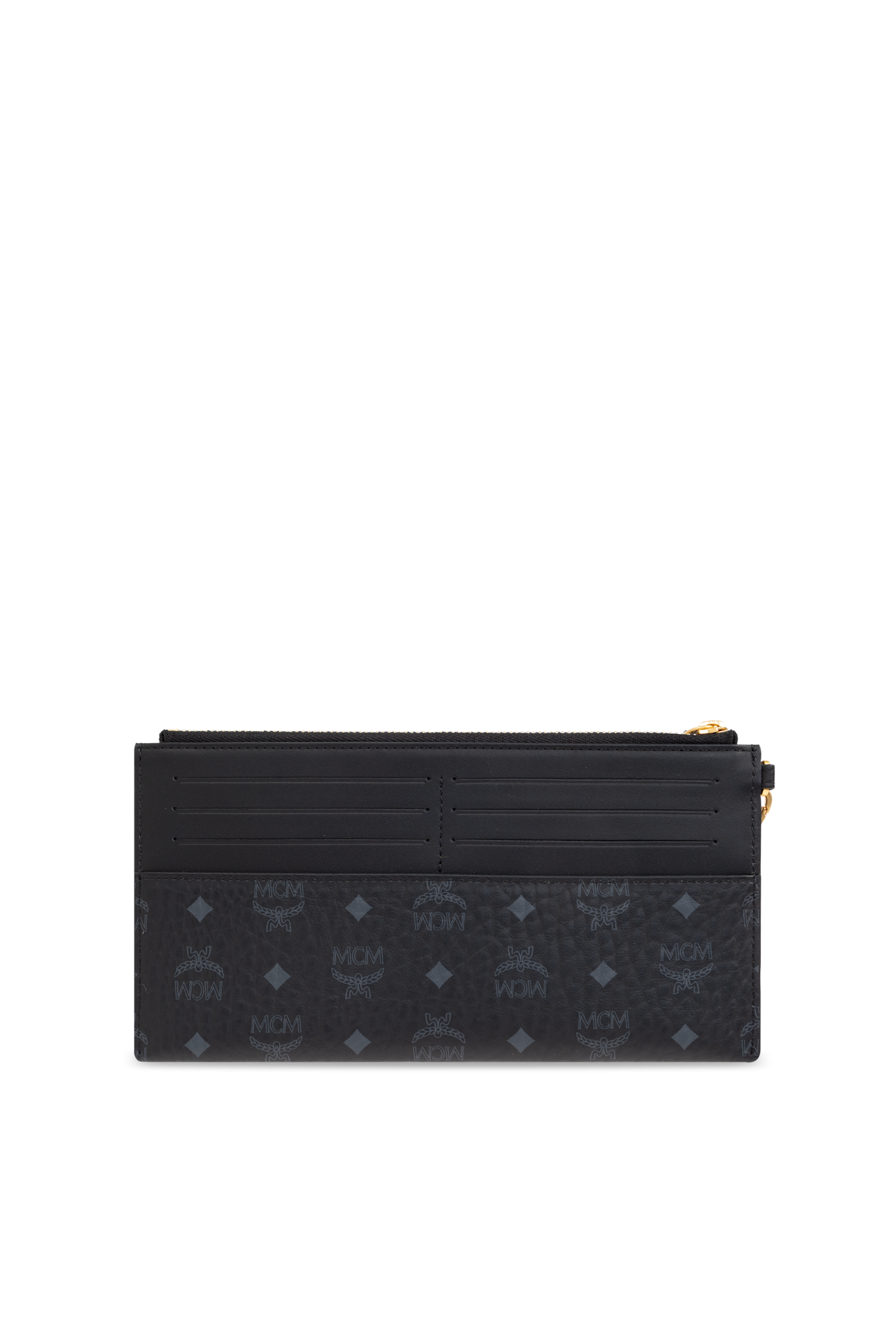 MCM プリントキャンバス ウォレット ブラック Black Wallet with Monogram MCM - Vitkac AS